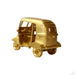 home decor Pure Brass Tuk-Tuk Classic Vintage Auto Rickshaw Gold Ornament Bar Decoration - by De Kulture Works