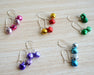 earrings Rainbow Matte Ghungroo Hoop Earrings Gift Set Multicolour and Silver Drop - by Pretty Ponytails