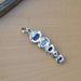 pendants Rainbow Moonstone Pendant Lapis Lazuli Blue Topaz Solid 925 Sterling Silver Artisan Birthstone Gift - Title by jaipur art jewels