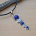 pendants Rainbow Moonstone Pendant Lapis Lazuli Blue Topaz Solid 925 Sterling Silver Artisan Birthstone Gift - Title by jaipur art jewels
