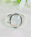 Ring 925 Sterling Silver Rainbow Moonstone 10x8mm Oval Cabochon Daily Wear Birthstone Fine Gemstone Bella jewelry Christmas Gift - by 