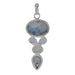 Necklaces Best Price! Real Dendritic Opal Rainbow Moonstone And Sky Blue Topaz Gemstone Sterling Silver Pendant.