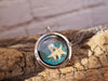 necklaces Real Starfish Beach Glass Locket - by StylishNature