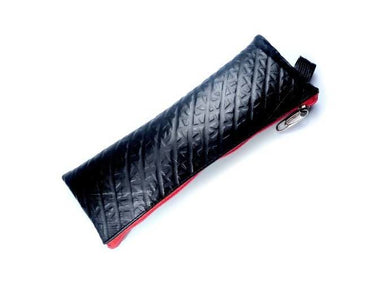 Pouches Recycled black vegan pencil pouch
