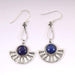 earrings AAA Quality Round Turquoise Gemstone Designer Handmade Women Dangle Earring 925 Sterling Silver Nickel Free - by Manjari Jewels