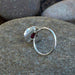Rings Ruby Gemstone Ring Designer Statement 925 Sterling Silver