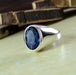rings Sapphire 925 Sterling Silver Ring Handmade Jewelry,Anniversary Gift - by InishaCreation