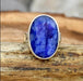 rings Sapphire 925 Sterling Silver Ring,Handmade Jewelry Gift for her - by InishaCreation
