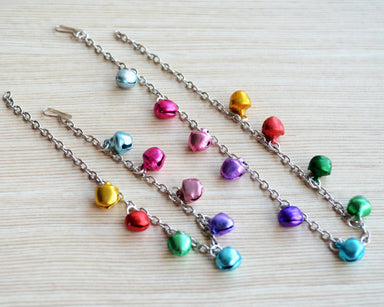 jewelry set Silver Anklets for girls Rainbow Accessory Gift Set kids - by Pretty Ponytails