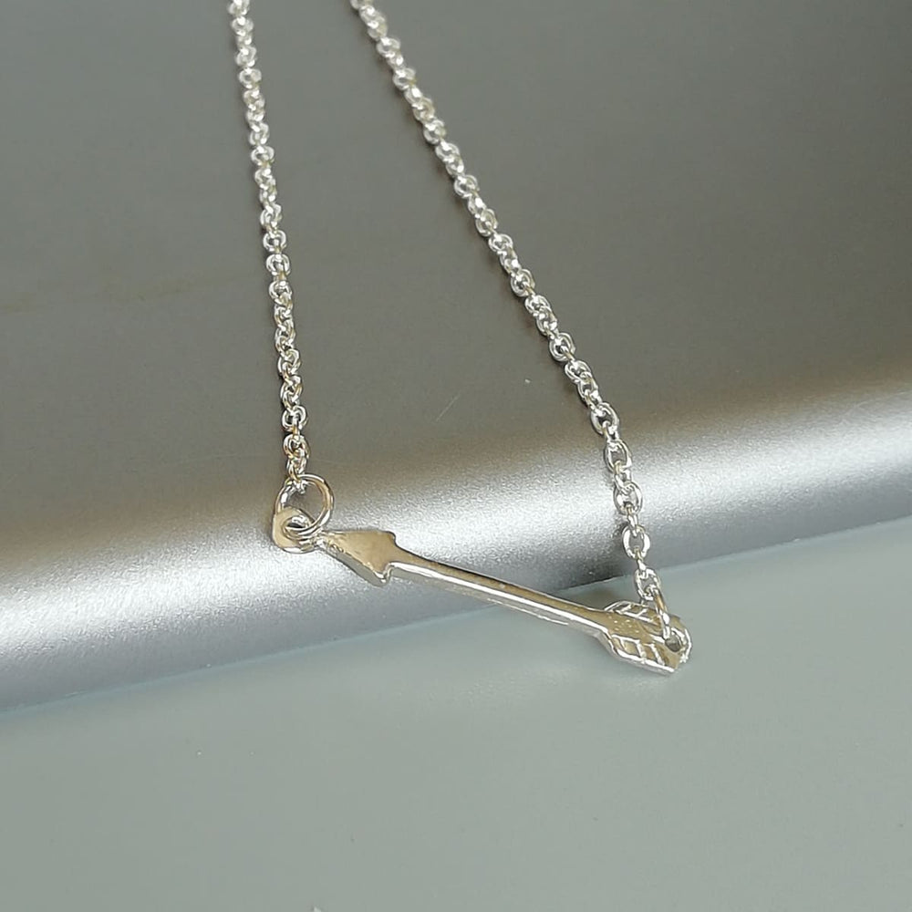 Silver arrow bracelet | Charm | Sterling silver chain | Bohemian | B35 - by OneYellowButterfly