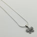 Silver Butterfly Necklace Pendant Tiny Charm Minimalist style Dainty neck charm Bracelet charms PD13 - by NeverEndingSilver