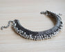 necklaces Silver Choker Necklace Antique Rajasthani Short Indian Ghungroo Neckpiece - by Pretty Ponytails