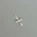 Silver Cross Charm Hoops | Tiny Earrings | Jewelry Making | 12 Mm Silver | Jewelry | Ear | E299 - by Oneyellowbutterfly