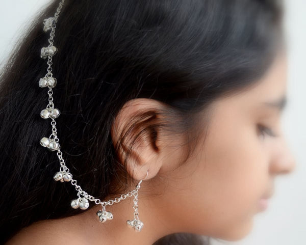 Indian Jhumka Sahara Earrings Pakistani Jewelry Bollywood Jewelry Ear Chain  Earring Support Earrings - Etsy | Hair jewelry, Fashion earrings, Ear chain