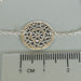 Silver Flower of Life Charm Bracelet | Mandala Bracelet| Sterling Silver || B29 - by Oneyellowbutterfly