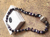 Necklaces Silver freshwater pearl and amethyst necklace