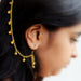 earrings Silver Ghungroo with kaan chain for women Traditional Indian Sahara - by Pretty Ponytails
