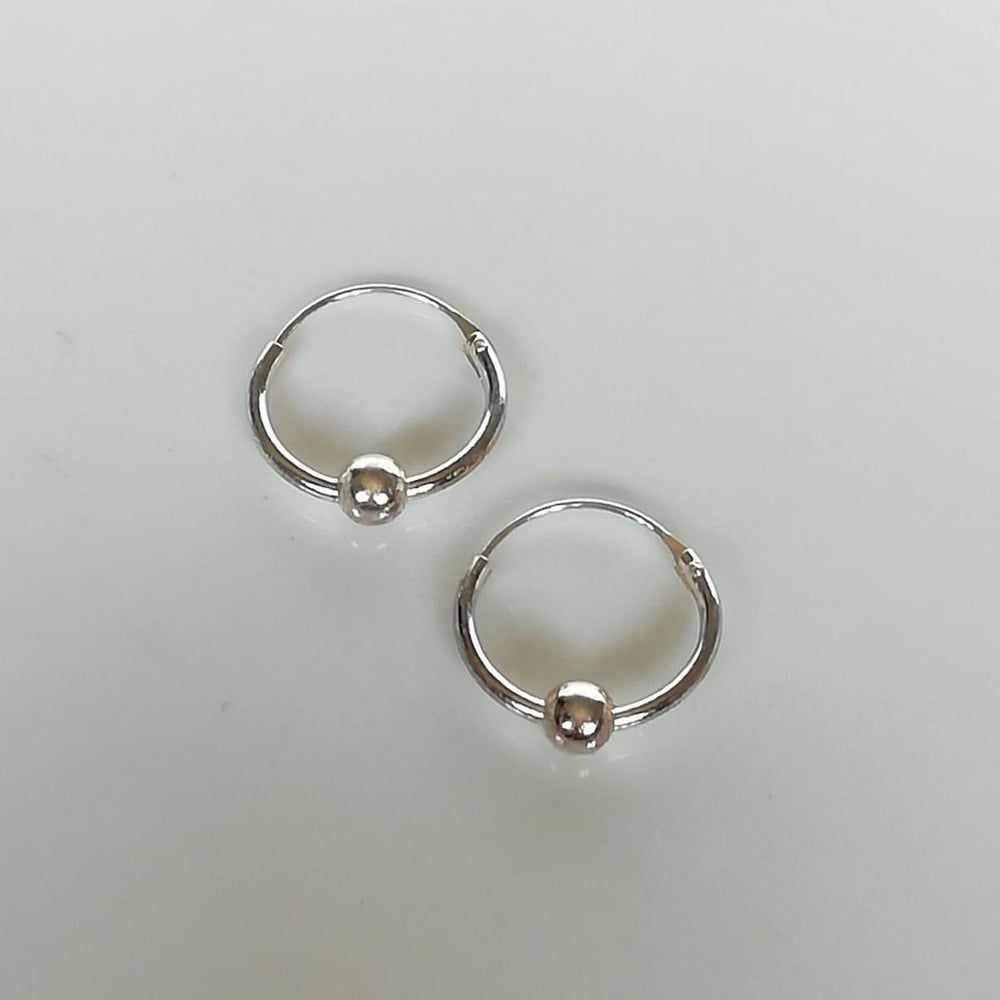 Silver hoop earrings | Small hoops | Silver jewelry | Minimalist hoops ...