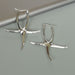 Silver Hoops Star Fish Earrings | Starfish | Jewelry | Bohemian | Ocean Lovers Gift | E1118 - by Oneyellowbutterfly