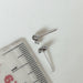 Silver knot studs | Love earrings | Sterling silver ear | Small | E30 - by OneYellowButterfly