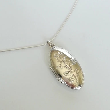 Custom Sterling Silver Square Charm Necklace | HEIDIJHALE