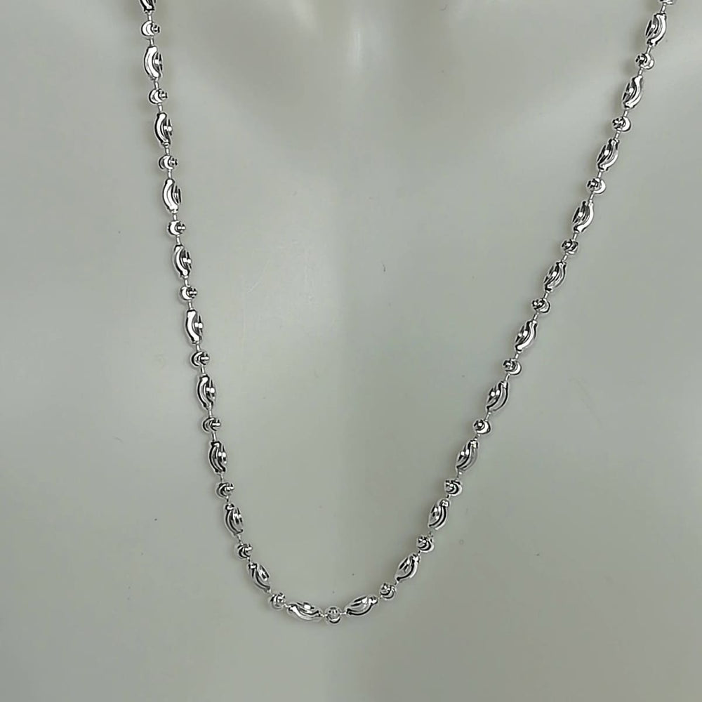necklaces Silver Neck Chain - Heavy - Jewelry - Laser Cut Beads - Sterling 925 - Supplies - Finished Chains - GN13 - by NeverEndingSilver