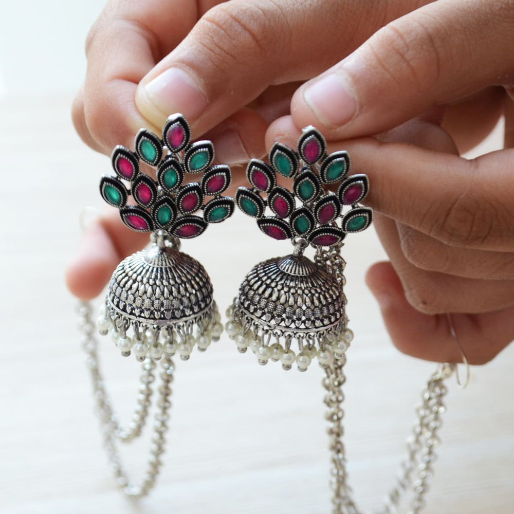 Jhumki South Indian Earring | Bridal fashion jewelry, Indian earrings,  Bridal jewelry