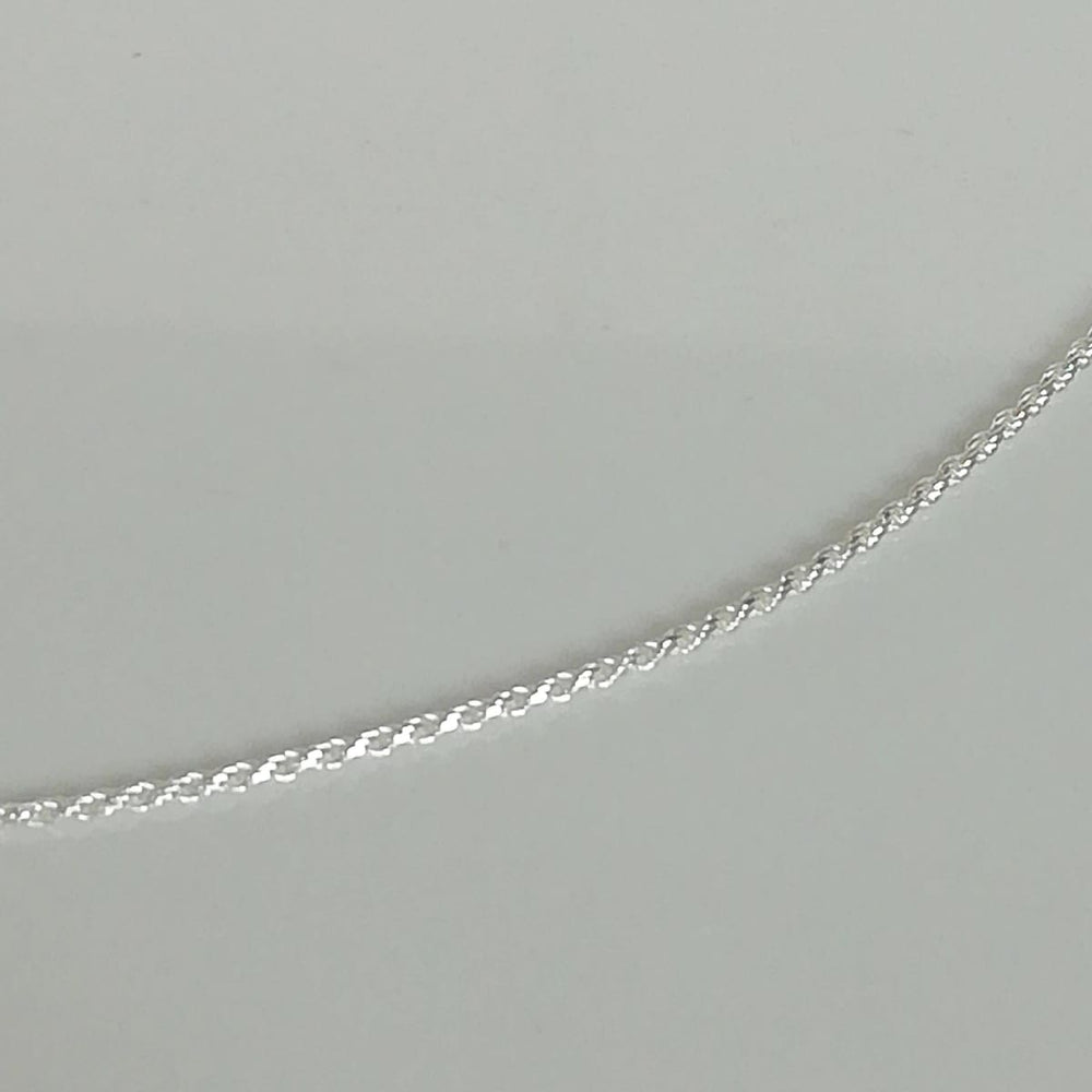 necklaces Silver Rope Chain - Simple - Neck Jewelry - Twisted - Sterling 925 - Supplies - Finished Chains - GN14 B - by NeverEndingSilver