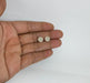 Earrings Silver Round Stud Earring 925 Sterling Womens Geometric - by Sup