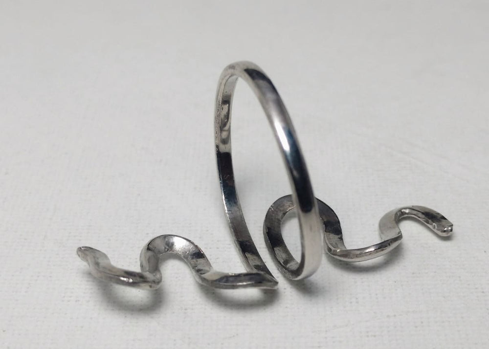 rings Silver Snake 925 Sterling Statement Ring,Adjustable Christmas Gift - by TanaBanaCrafts