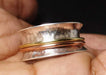 Silver Spinner Ring 925 Sterling For Woman Rings Jewelry Band Meditation Gift