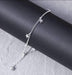 Anklets Silver Star Charm Anklet Sterling Siver Chain,silver chsin anklet (AS 41)