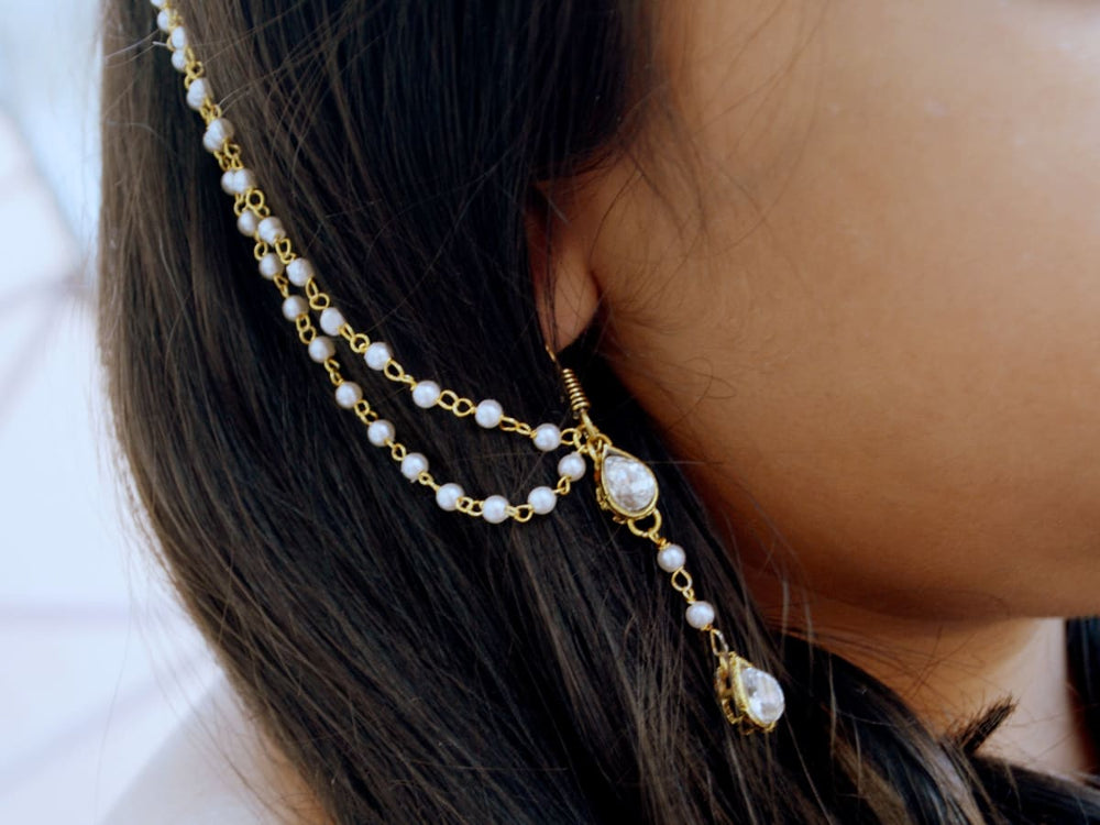 India Jewelry Ear Cuff Earring | India Jewelry Black Cuff | Ethnic Ear Cuff  Earring - Clip Earrings - Aliexpress