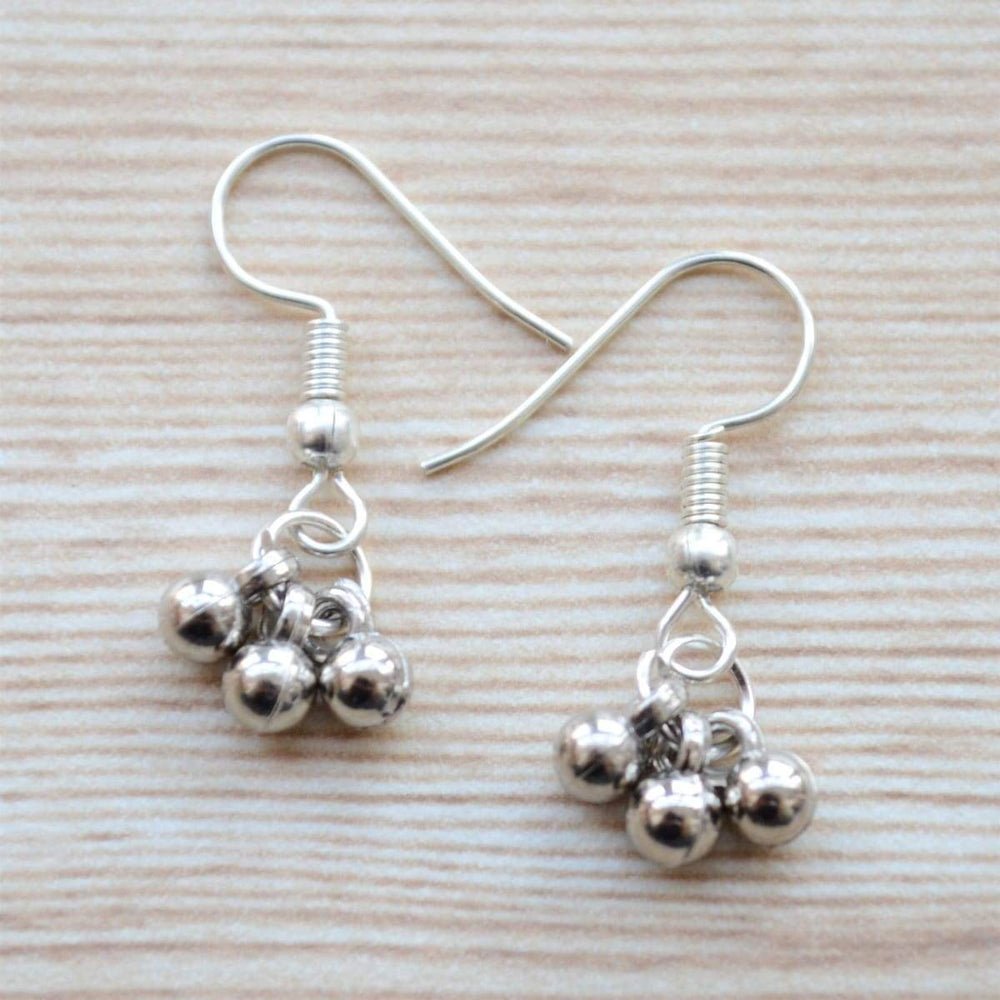 Small Dangle and Drop Earrings Gift Set Tiny Indian Jhumkis Dainty for Girls - by Pretty Ponytails