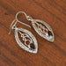 Earrings Smoky Quartz Pear Cut Brown 925 Sterling Silver Statement Wedding Gift Bezel Set Dangle
