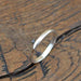 Rings Smooth Silver Band Ring Wedding Handmade Gift 925 Sterling