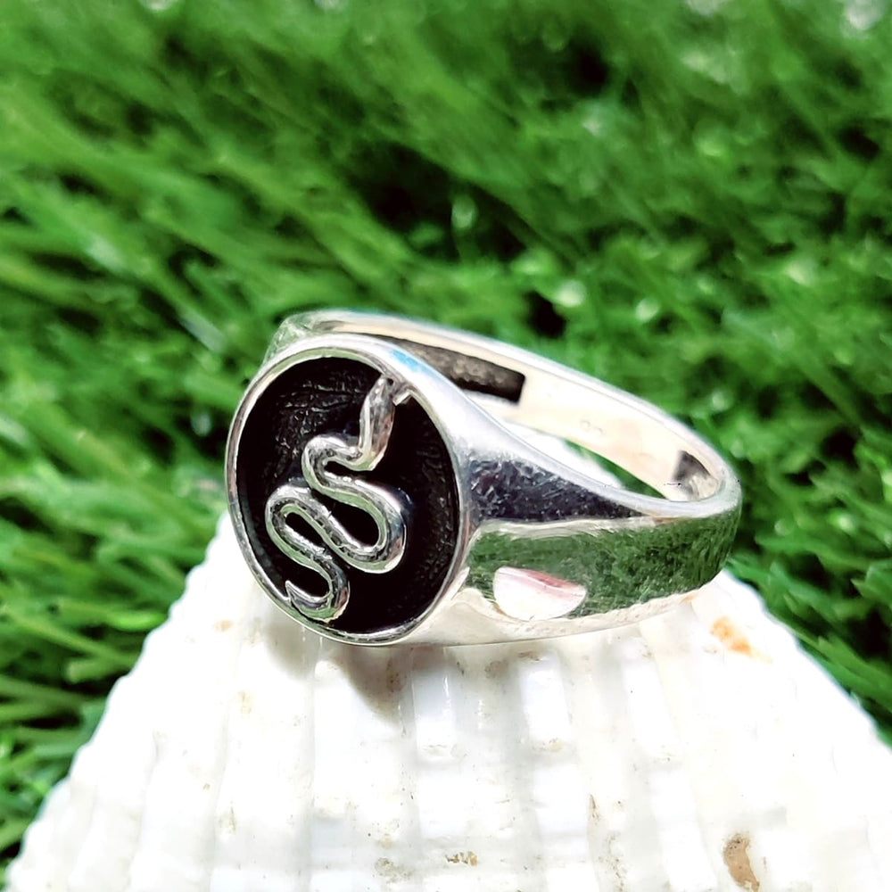 Men's Sterling Silver Snake Ring | Shop Men's & Womens Designer Biker &  Snake Jewelry | LUGDUN ARTISANS