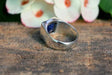 rings Solid 925 Sterling Silver Blue Sapphire Ring,Unisex,Handmade Jewelry Party-wear Wedding Gift - by InishaCreation