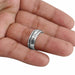 rings Spinner Ring Silver Band 925 Sterling Energy Handmade Thumb For Women - by Rajtarang