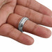 rings Spinner Ring Silver Band 925 Sterling Handmade Thumb Gift For Women - by Rajtarang