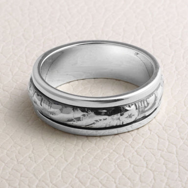 rings Spinner Ring Silver Band 925 Sterling Handmade Thumb Gift For Women’s - by Rajtarang