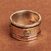 Rings Spinner Ring Thumb Band Worry Fidget Meditation Handmade Statement Women Gift For Her - by InishaCreation