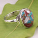 Spiny Oyster Turquoise 925 Sterling Silver Ring Handmade Solid Kingman Ring. - by Rajtarang