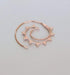 Earrings Spiral Ear Hoops Set Gold/ Rose Gold Minimal Jewelry Gift EarHoops Piercing (E143/4)