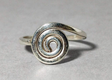 Rings Spiral Ring Silver Everyday For Woman Unique Boho Handmade Gift