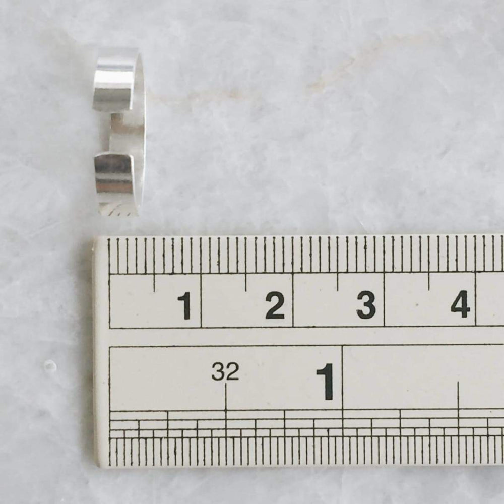 Toe Rings Sterling silver 4mm cuff toe ring Minimal Minimalist jewellery Boho (TR59) - by SilverCartel