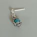 Sterling silver blue earrings | Turquoise | Victorian danglers | Silver | Pretty | Ear | E902 - by OneYellowButterfly