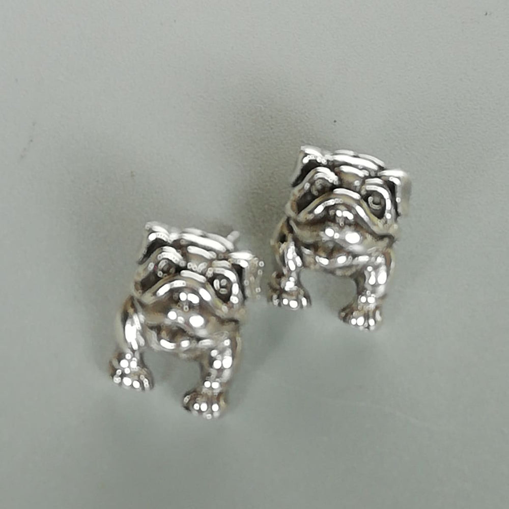 Sterling silver bull dog ear jacket | Double side cuff | Front back studs | E952 - by OneYellowButterfly