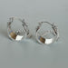 Sterling Silver Chain Hoops | Long | Minimalist Jewelry | E1063 - by Oneyellowbutterfly