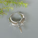 Sterling Silver Chunky Tibetan Hoops | 40 Mm Spike | Ethnic | Boho Jewelry | E1074 - by Oneyellowbutterfly